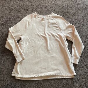 Old Navy Cream Maternity Sweatshirt